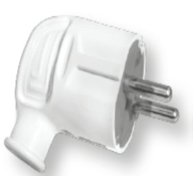 Kištukas MIRSA 7711200, su įž., kampinis, baltos sp.