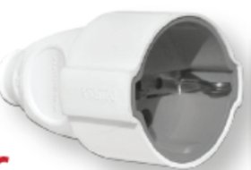 Lizdas kištukui MIRSA 7711700, su įž., baltos sp.