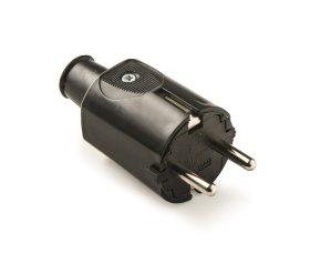 Kištukas FAMATEL 1133, su įž., IP44, 250V 16A, juodos spalvos