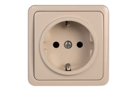 Kištukinis lizdas VILMA Sl+250, paviršinis, su iž., smėlio sp., RP16-002