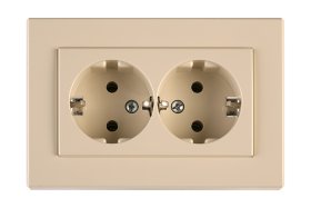 Kištukinis lizdas VILMA RP16-021 XP500, smėlio sp. su iž.