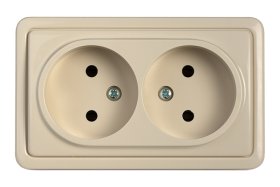 Kištukinis lizdas VILMA Sl+250, paviršinis, be įž., smėlio sp., RP16-020