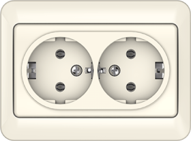 Kištukinis lizdas VILMA RP16-021 SL 250, smėlio spalvos