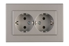 Kištukinis lizdas VILMA RP16-020 XP500, metaliko sp.