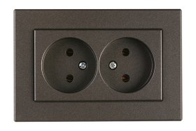 Kištukinis lizdas VILMA RP16-020 XP500, b/r, antracitas