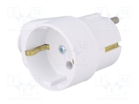 Kištukas - lizdas su įž. JONEX Wt-16U/Gs, baltos sp.