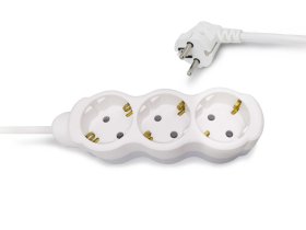 Ilgiklis ORRO 53117, Lizdų skaičius: 3; Laido ilgis: 3m; Laido tipas: 3x1.5mm2; Įtampa: 230V; Srovė: 16A; Įžeminimas: Taip; Jungiklis: Ne