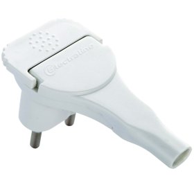 Kištukas ELECTRALINE, be įž., 6A 2P, baltos spalvos, 520200 / 55053