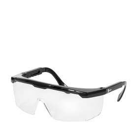 Apsauginiai akiniai SAIGA Pivolux Op, skaidrūs, su reguliuojamomis kojelėmis, nerasojantys, nesibraižantys, atsparūs aukštai temperatūrai, su šonine apsauga