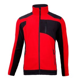 Džemperis LAHTI PRO, CE, atsegamas, raudona ir juoda spalva, 2XL dydis