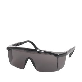 Apsauginiai akiniai SAIGA VAA321, tamsinti, su reguliuojamomis kojelėmis, nerasojantys, nesibraižantys, atsparūs aukštai temperatūrai, su šonine apsauga