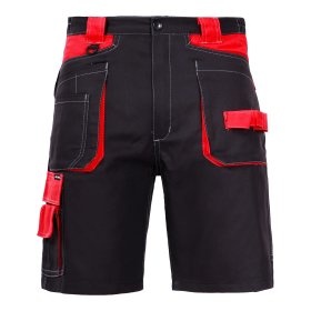 Darbo šortai LAHTI PRO, XL dydis, juoda ir raudona spalva, CE