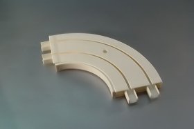 Lubinio karnizo vidinis kampas HESORA, 2 bėgių, baltos spalvos