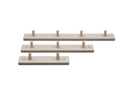 Pirties rankšluoščių kabykla MEDYNAS, 65 x 47 x 570 mm, 4 pakabos, liepa