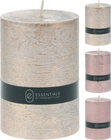 Žvakė, cilindro formos, 3-jų spalvų, 7 x 10 cm