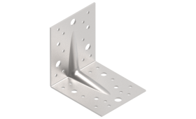 Sustiprintas kampas XIDO, 105 x 105 x 90 x 2,5 mm Nerūdijantis plienas, 70002