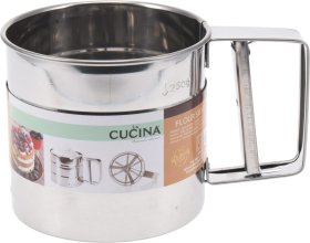 Miltų sijotuvas, 100 x 95 cm, nerūdijantis plienas