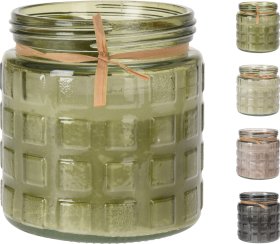 Žvakė nuo uodų CITRONELLA, stikliniame indelyje