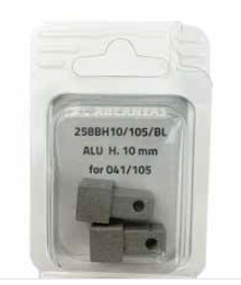 Plytelių kampo užbaigimas ARCANSAS 258H10/105/Bl, H-10 mm, 2 vnt., aliuminis, išorinis, kvadratinis, akmens imitacija, antracito spalvos