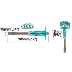 Kaltas plokščias TOTAL, 40 cr, 19 x 16 x 305 mm, THT4411216