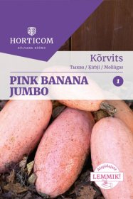 Daržovių sėklos, HORTICOM moliūgas Pink Banana Jumbo, 10 sėklų