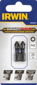 Smūginiai sukimo antgaliai IRWIN Impact Pro, 25 mm, 2 x PH2