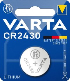 Maitinimo elementas VARTA Cr2430, 3 V, 1 vnt.