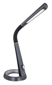 Stalinis šviestuvas GLOBO Mitti, LED, 8 W, 230V, 780 lm, 3000/4000/6500 K, RGB 2 W, sensorinis, dimer., USB laidas, juodos sp., 343x183x464 mm, 58376B