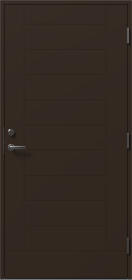 Lauko durys su medine stakta VALGE Gaja, dešininės, spalva ruda, matmenys 2080 x 880 x 92 mm, A140170082