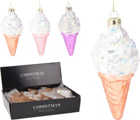 Eglutės žaisliukas Ledai, 3 skirtingos sp., 6 x 6 x 13 cm