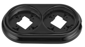 Rėmelis retro ELECTRALINE, 2 vietų, juodos sp.