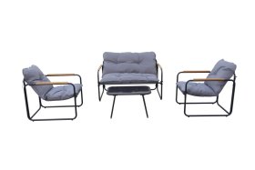 Sodo baldų komplektas NOVELLY HOME Vita Leisure FS270, 2 foteliai, sofa, stalelis