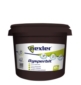 Dispersinė bituminė-kaučiukinė masė NEXLER Dysperbit Dn, vandens pagrindu, 10 kg
