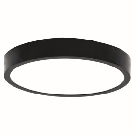 Montuojamas šviestuvas panelė TOPE Modena, paviršinė, LED 30W, 3000K, 2147 lm, IP44, apvali, juodos sp., 230 x 31 mm, 6003000152