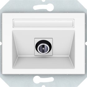 Lizdas antenai VILMA TVL01-02 XP500, baltas, b/r