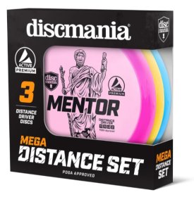 Diskgolfo diskų rinkinys DISCMANIA Megadistance, 3 vnt.
