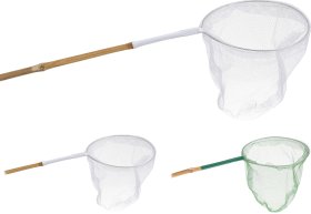 Tinklelis žuvims gaudyti, vaikiškas, ilgis 95cm, skersmuo 18cm, įvarių spalvų