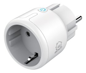 Išmanusis kištukinis lizdas DELTACO Smart Home Sh-P01M, WiFi, valdomas su programėle, turi laikmačio funkciją, LED indikatorius, su įž., 2,4 GHz, 10A, 220-240V, baltos sp.