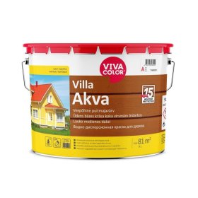 Medinių fasadų dažai VIVACOLOR Villa Akva, 9 l, A bazė