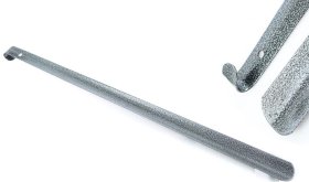 Metalinis batų šaukštas COCCINE, sidabrinės/juodos sp., 31 cm