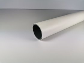 Vamzdis šiltnamio karkasams, 50 x 3 mm, ilgis 5,5 m, baltas