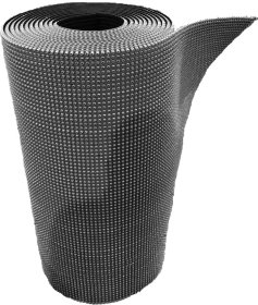 Grindų danga BRISTLEKS, plotis 90 cm, 15 m/rul., matuojamas, pilkos spalvos, šeriuota