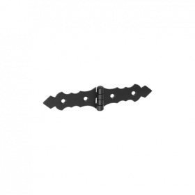 Lankstas DOMAX, ZOF 150, dekoratyvinis, spl. juoda, 150x34x2 mm, 7945302