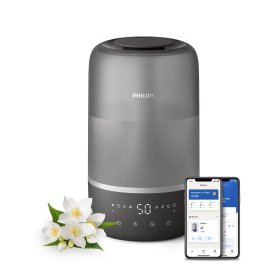 Oro drėkintuvas PHILIPS HU1510/03, 1000 serija, 19 W, bakelio talpa 3l, pilkas