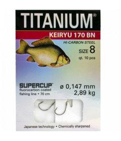 Pavadėliai ROBINSON, su kabliukais, dydis 10, 0,128mm