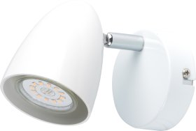 Kryptinis šviestuvas RABALUX Perico 73016, GU10 1X MAX 5W, skermuo 70 mm, IP20, 230V, 50Hz, baltos sp.