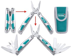 Daugiafunkcinis peilio - replių rinkinys TOTAL, 15 funkcijų, nailoninis dėklas, TFMFT01151