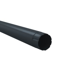 Lietvamzdis BILKA, ilgis 1m, skersmuo 100 mm,  antracito pilka splava, RAL7016