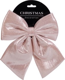 Kaspinas, poliesteris, rožinės sp., 20 x 23 x 2 cm