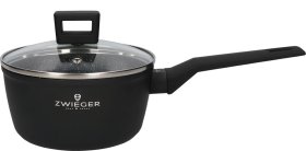 Puodas su ilga rankena ir dangčiu ZWIEGER Forte, 16 cm